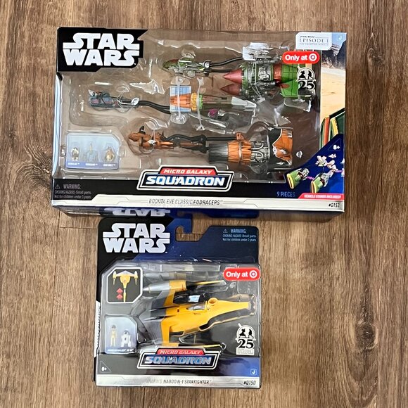 NEW Star Wars Micro Galaxy Squadron Boonta Eve/ Anakin's Naboo N-1 Starfighter - Picture 1 of 15